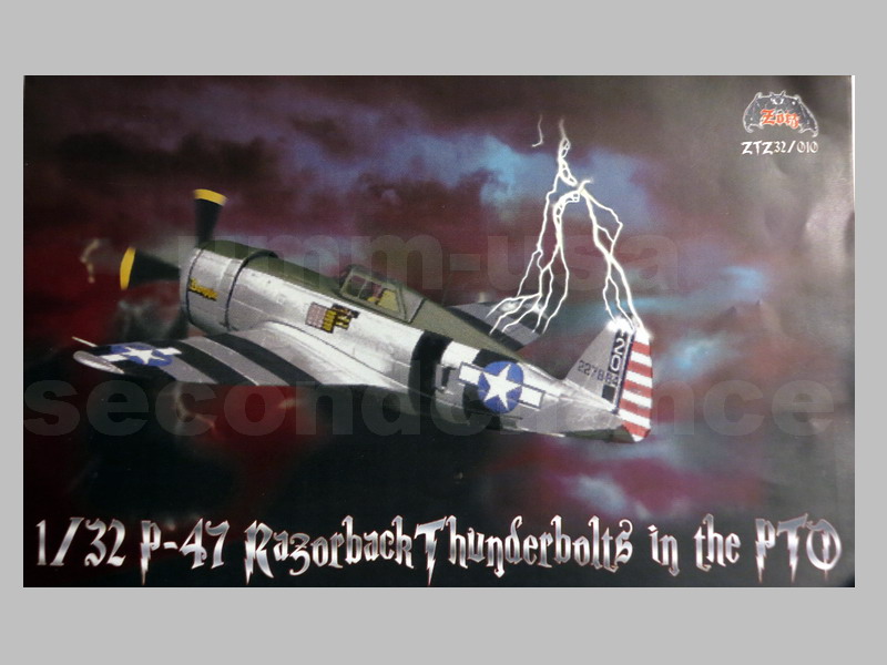 ZTZ32010 P-47 Razorback Thunderbolts In The PTO (SCH) 1/32